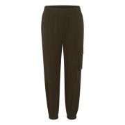 Cargo-geïnspireerde Joggingbroek Forest Night Kaffe , Brown , Dames