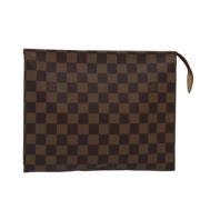 Pre-owned Canvas pouches Louis Vuitton Vintage , Brown , Dames