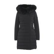 Zwarte Jas Aw24 Damesmode Peuterey , Black , Dames