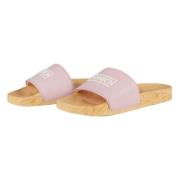 Platte Slider Houten Flip-flops Munich , Pink , Dames