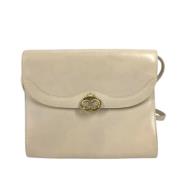 Pre-owned Leather celine-bags Celine Vintage , Beige , Dames