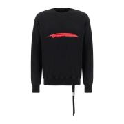 Casual Stijl Sweatshirt Ann Demeulemeester , Black , Heren