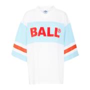 Mesh Tee Blouse met Cool Design Ball , Multicolor , Dames