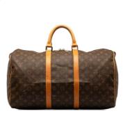 Pre-owned Canvas louis-vuitton-bags Louis Vuitton Vintage , Brown , Da...