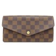 Pre-owned Canvas wallets Louis Vuitton Vintage , Brown , Dames