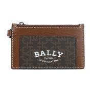 Modieuze Portemonnee Bally , Brown , Heren