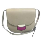 Pre-owned Leather celine-bags Celine Vintage , Gray , Dames