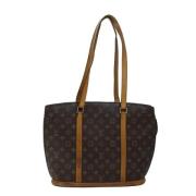 Pre-owned Canvas totes Louis Vuitton Vintage , Brown , Dames