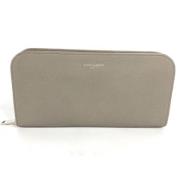 Pre-owned Leather wallets Yves Saint Laurent Vintage , Gray , Dames