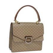 Pre-owned Canvas handbags Celine Vintage , Beige , Dames