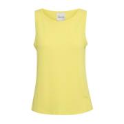 Sleeveless Tops My Essential Wardrobe , Yellow , Dames