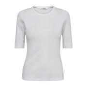 Witte Basic GrannyCC Tee T-Shirt Co'Couture , White , Dames