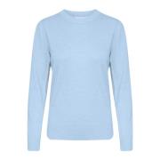 Round-neck Knitwear Saint Tropez , Blue , Dames