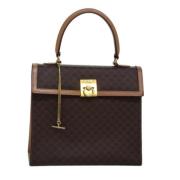 Pre-owned Leather handbags Celine Vintage , Brown , Dames