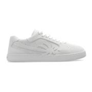 Sportschoenen met logo Palm Angels , Gray , Heren