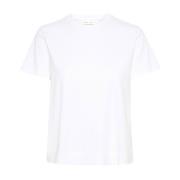 Klassieke Witte Tee Top InWear , White , Dames