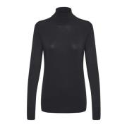 Astrid Roll Neck Coltrui Kaffe , Black , Dames