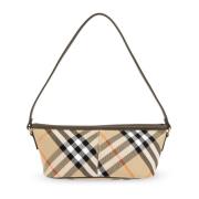 Geruite Handtas Burberry , Beige , Dames