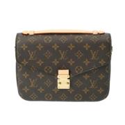 Pre-owned Canvas handbags Louis Vuitton Vintage , Brown , Dames