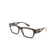 Bruin/Havana Optisch Frame Dolce & Gabbana , Brown , Unisex