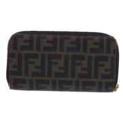 Pre-owned Canvas wallets Fendi Vintage , Black , Dames