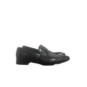 Pre-owned Leather flats Prada Vintage , Black , Dames