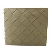 Pre-owned Leather wallets Bottega Veneta Vintage , Beige , Dames