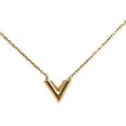 Pre-owned Yellow Gold necklaces Louis Vuitton Vintage , Yellow , Dames