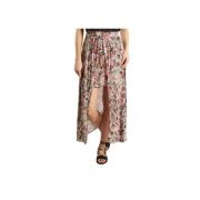 Bloemen Asymmetrische Rok IRO , Multicolor , Dames