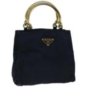 Pre-owned Nylon handbags Prada Vintage , Blue , Dames