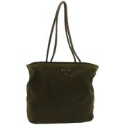 Pre-owned Nylon totes Prada Vintage , Brown , Dames