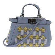 Pre-owned Leather fendi-bags Fendi Vintage , Blue , Dames