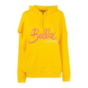 Sportieve Gele Hoodie voor Vrouwen Fracomina , Yellow , Dames