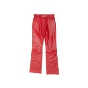 Pre-owned Leather bottoms Dolce & Gabbana Pre-owned , Red , Dames