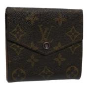 Pre-owned Canvas wallets Louis Vuitton Vintage , Brown , Dames