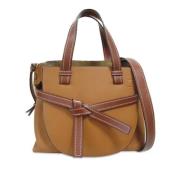 Pre-owned Leather totes Loewe Pre-owned , Brown , Dames