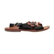 Pre-owned Pony hair sandals Marni Pre-owned , Black , Dames