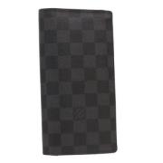 Pre-owned Canvas wallets Louis Vuitton Vintage , Black , Dames