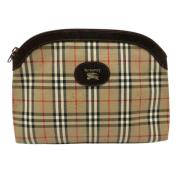 Pre-owned Fabric pouches Burberry Vintage , Beige , Heren