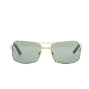 Pre-owned Plastic sunglasses Cartier Vintage , Green , Heren