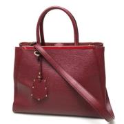 Pre-owned Leather fendi-bags Fendi Vintage , Red , Dames