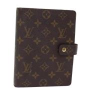 Pre-owned Canvas home-office Louis Vuitton Vintage , Brown , Dames