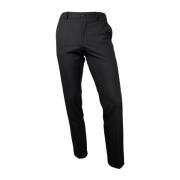 Slim Fit Elastische Stofbroek P-Genius-233F Hugo Boss , Black , Heren