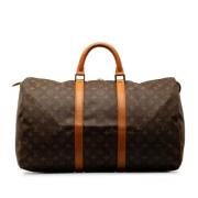 Pre-owned Canvas louis-vuitton-bags Louis Vuitton Vintage , Brown , Da...