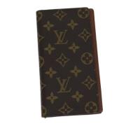 Pre-owned Canvas wallets Louis Vuitton Vintage , Brown , Dames