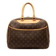 Pre-owned Canvas handbags Louis Vuitton Vintage , Brown , Dames