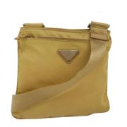 Pre-owned Nylon prada-bags Prada Vintage , Yellow , Dames