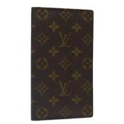 Pre-owned Canvas wallets Louis Vuitton Vintage , Brown , Dames