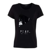 Dames T-shirt, Lang/Kort/Mouwloos, Sportief/Bloemen/Klassiek/Modern Li...