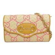 Pre-owned Canvas gucci-bags Gucci Vintage , Beige , Dames